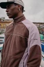 Iets Frans Brown Atlas Reversible Jacket