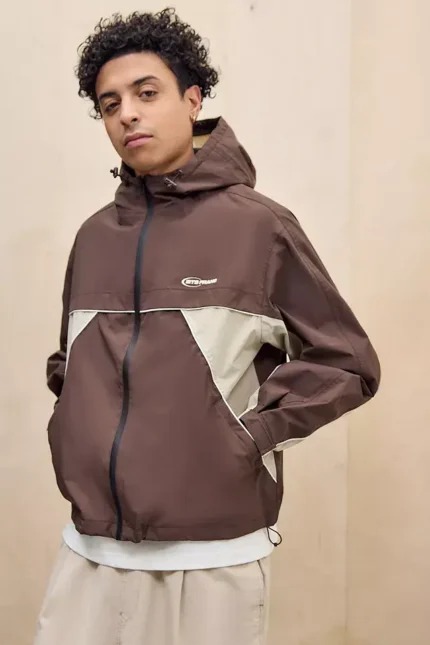 Iets Frans Miller Brown Waterproof Anorak